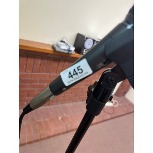 445 - A good quality Microphone and stand KM51 600
There is only two opportunities to collect from the Hom... 