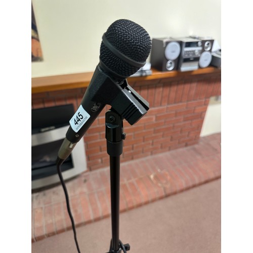 445 - A good quality Microphone and stand KM51 600
There is only two opportunities to collect from the Hom... 