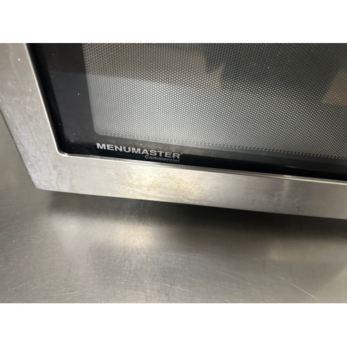 473 - A Menu Master  Commercial 1000 Watt Stainless Microwave.
There is only two opportunities to collect ... 