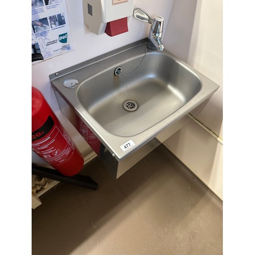 477 - Stainless Steel commercial hand wash station.
There is only two opportunities to collect from the Ho... 