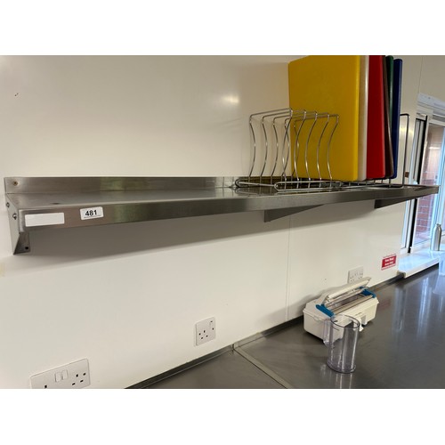 481 - One Long Stainless Steel Commercial shelf, Think its 2 meters long.
There is only two opportunities ... 