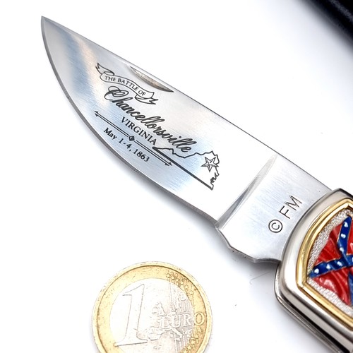 51 - A collectors knife issued by the Franklin Mint titled 'The Official Lieutenant General Stonewall Jac... 