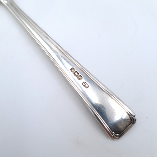 683 - A sterling silver preserved spoon hallmarked 1936 with a cipher to spoon finial stating GR 1937, len... 