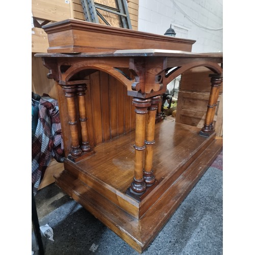 847 - Star Lot: A magnificent and very large Mid 19th century  church altar / pulpit, boasting wonderfully... 