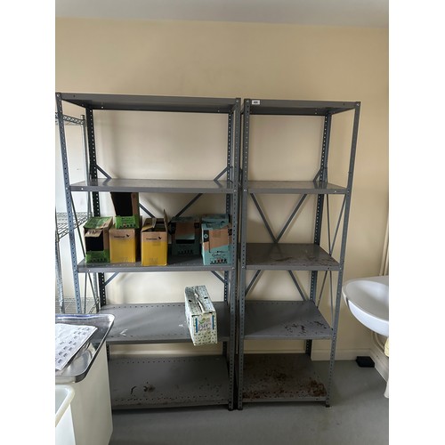 488 - Two good commercial steel racks a One metre and half a meter. Heavy duty.
There is only two opportun... 