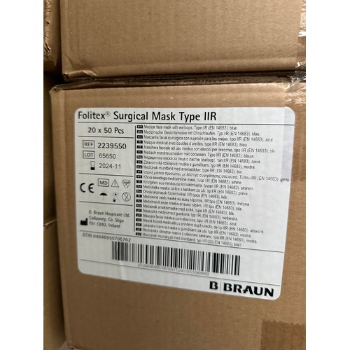 506 - 6 large cardboard boxes with 300 pieces in each Facemate Surgical masks. (6)
There is only two oppor... 