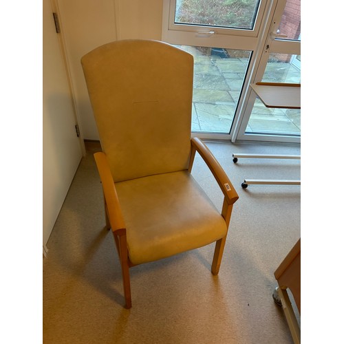 533 - A tall mid century chair by Knightsbridge Furniture, There is only two opportunities to collect from... 