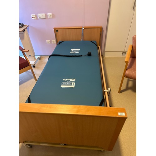 535 - Star Lot :  A commercial Harvest Healthcare quality electric remote control hospital bed with a Comm... 