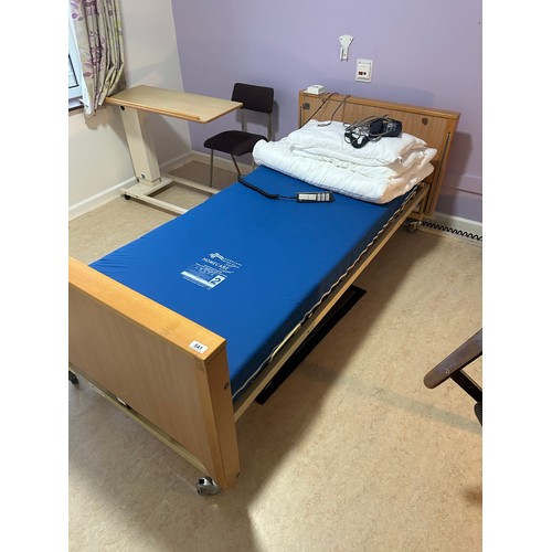 541 - Star Lot :  A commercial quality Harvest Health care electric remote control hospital bed with a Com... 