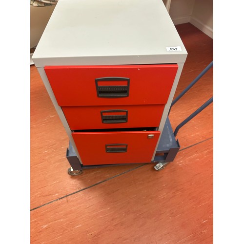 551 - A 3 drawer file no key.
There is only two opportunities to collect from the Home, Wednesday the 17 a... 