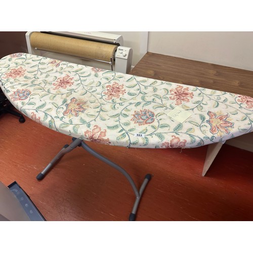 553 - A very heavy duty commercial Ironing board.
That's the last lot From The Nursing Home remember you h... 