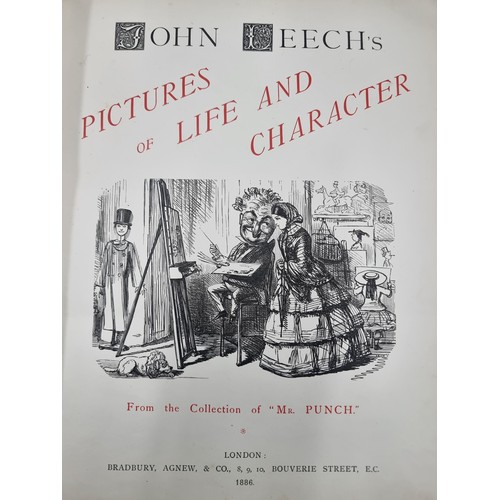 761 - Three hardback antique and vintage books including two editions of 'Pictures of Life and Character' ... 