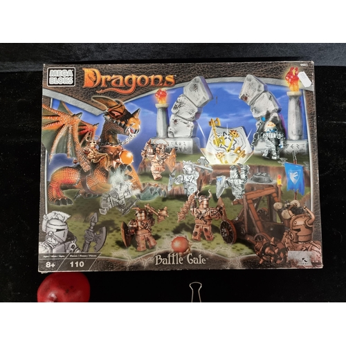 166 - A brand new Mega Bloks Dragons 'Battle Gate'. It includes 4 Valtheran, 4 Warfang and one Dragon, alo... 