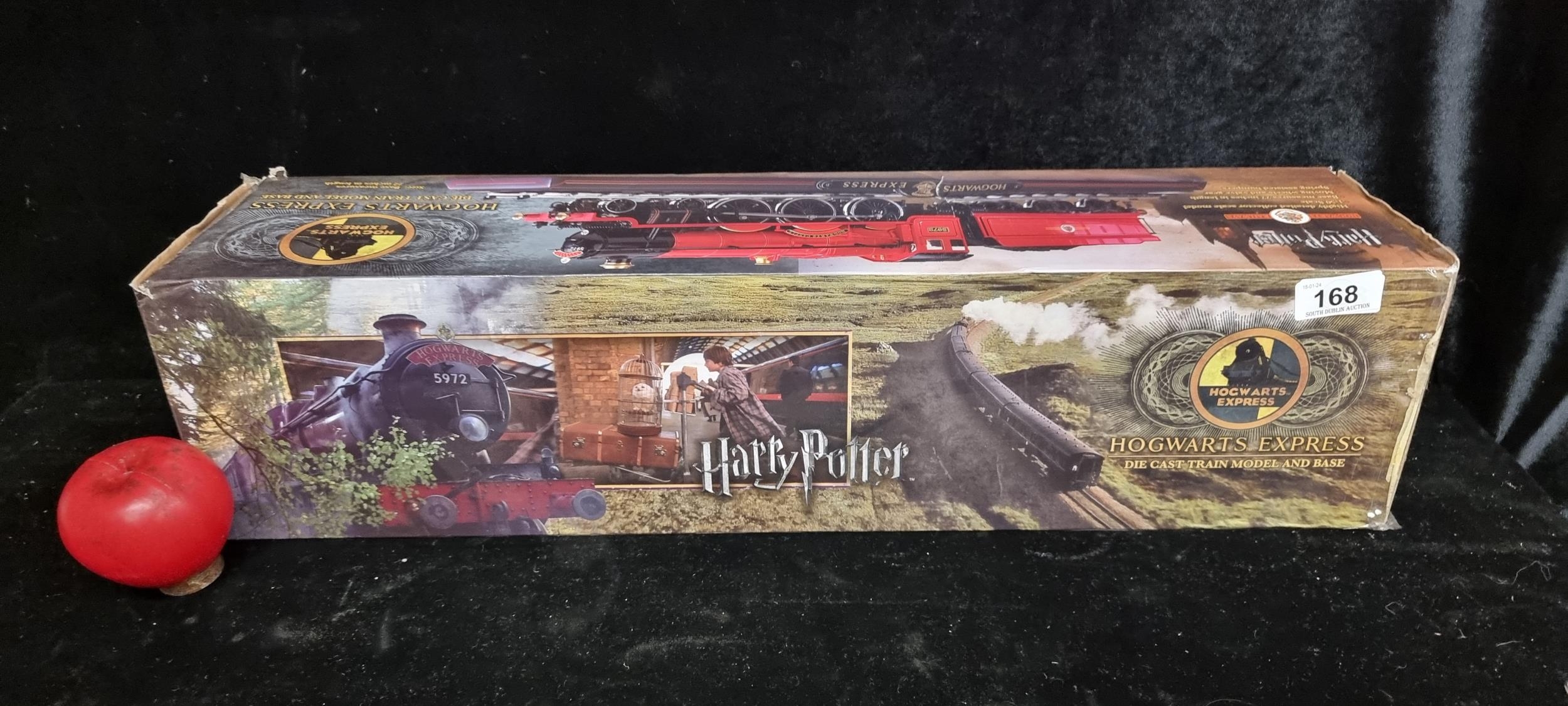 A charming new in the box die-cast Harry Potter Hogwarts Express