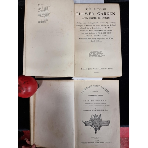 179 - Two English antique hardback titled including 