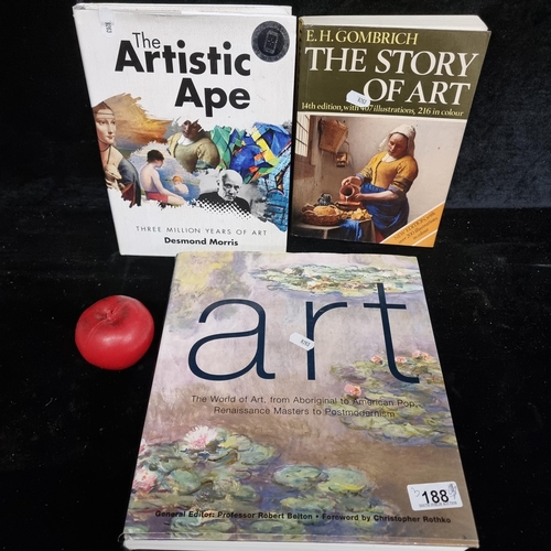 188 - A trio of art themed books including 