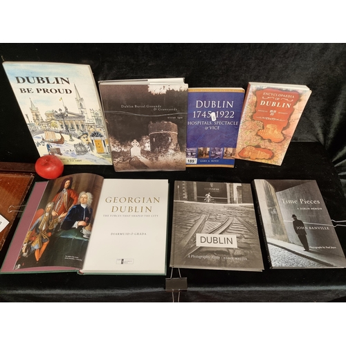 189 - A collection of seven Dublin historical themed books including 