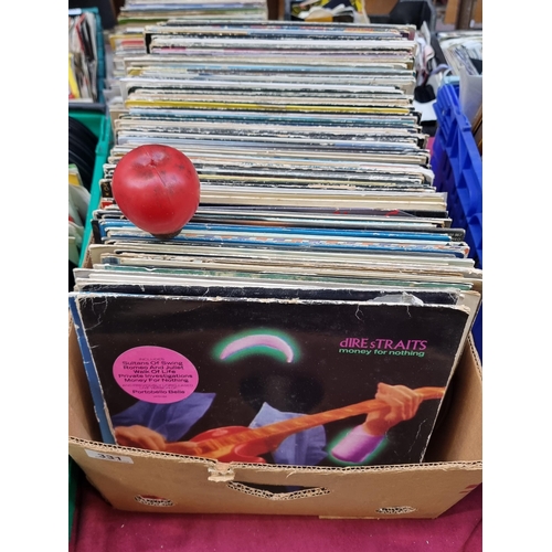 331 - A large and impressive collection of vinyl records from various different artists and genres. Unchec... 