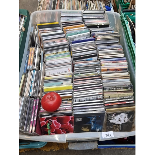 341 - A large collection of CD's from an array of different genres and artists.