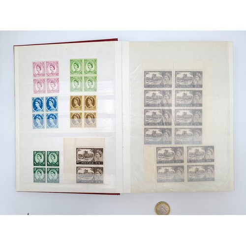 641 - A good collection in furnished album of Great Britain mint stamps of approximately 300 QE  2nd, cont... 