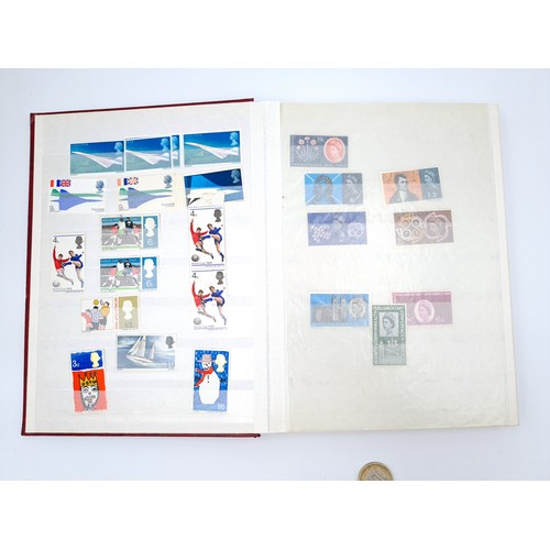 641 - A good collection in furnished album of Great Britain mint stamps of approximately 300 QE  2nd, cont... 