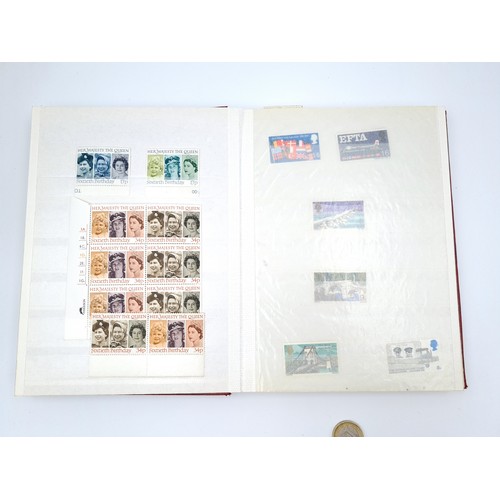 641 - A good collection in furnished album of Great Britain mint stamps of approximately 300 QE  2nd, cont... 