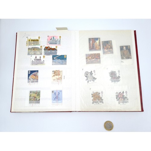 641 - A good collection in furnished album of Great Britain mint stamps of approximately 300 QE  2nd, cont... 