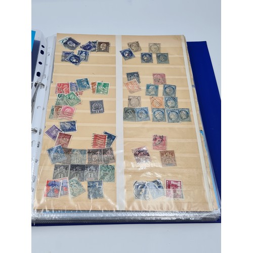 650 - A fine collection of French stamps hundreds containing definitives including imperial/republic early... 