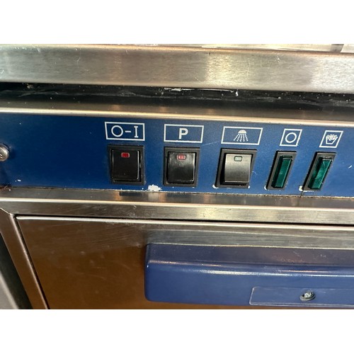 830 - Star Lot : A Stainless Steel Lusso Italian Glass washer with interior trays.  The buyer would need t... 