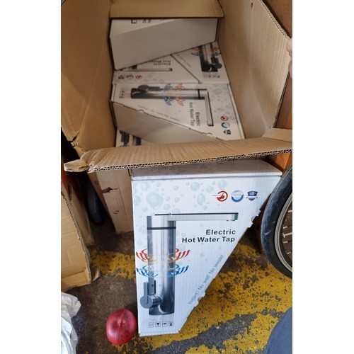 833 - Star Lot : A box of 12 brand new master case of electric hot water taps. Model SJB30 Retail for €65e... 