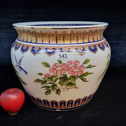 143 - A Lovely large highly ornate Frazarte planter from the 'Classic' collection. Boasting a vibrant flor... 