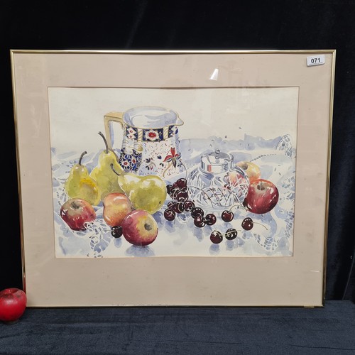 71 - Star Lot: A wonderful Pauline Doyle (Irish, Contemporary) watercolour on paper painting featuring st... 