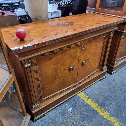 692 - Star Lot : A superb quality Victorian style satinwood inlaid Vertical file cabinet , a superior boxw... 