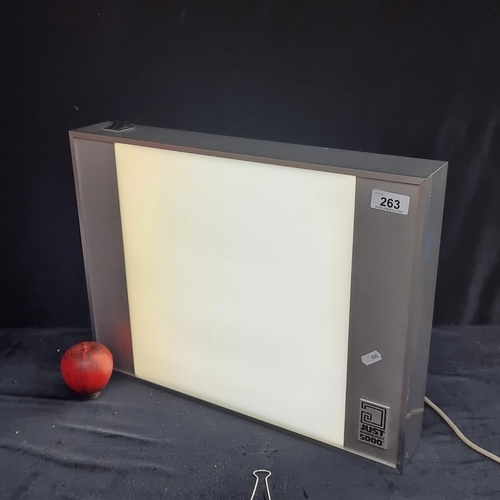 263 - A high quality Just Normlicht 5000 light box. Great for advertising your business.