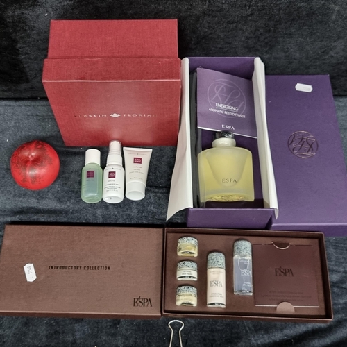 285 - Three items including a Kerstin Florian spa set, an Espa spa set as well a Espa reed diffuser.