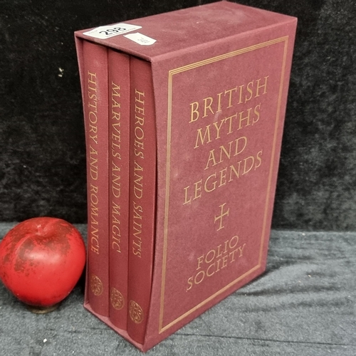 298 - A fantastic collection of British Myths and Legends published by the Folio Society in 2004 including... 