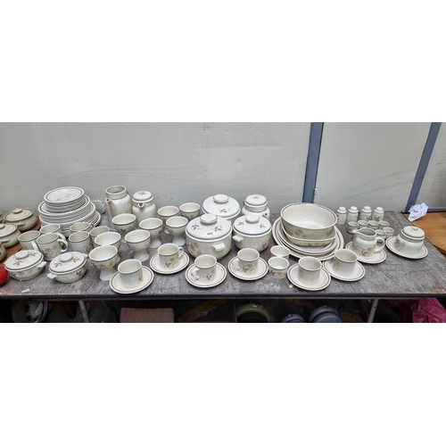 364 - Star lot : A very large approx. 87 piece Royal Doulton dinner/tea set in the 'Sandsprite' pattern. C... 