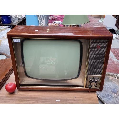 381 - A super Mid Century television receiver from Murphy, model M115 DS. These have a fabulous look and a... 