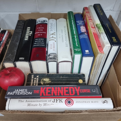 756 - An impressive collection of 13 books on the life of John F. Kennedy including 10 hardback and 3 soft... 