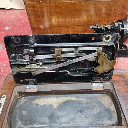 271 - Star Lot : A truly magnificent antique Frister & Rossmann high arm TS variant 3 sewing machine seria... 