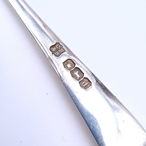 33 - A pair of six Sterling Silver  teaspoons hallmarked Sheffield, circa 1930s, total weight of spoons 4... 