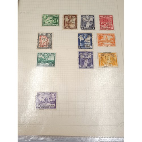 465 - A good collection of British commonwealth album pages, ten fine. Stamps includes Gianna Solomon and ... 