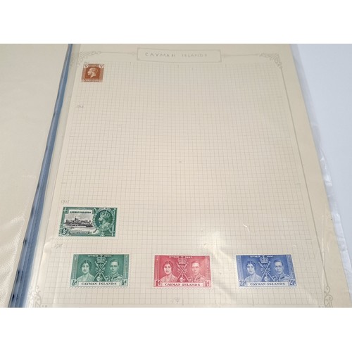 465 - A good collection of British commonwealth album pages, ten fine. Stamps includes Gianna Solomon and ... 