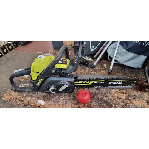 888 - A Ryobi Powr XT chainsaw model RCS4240B Type III. Similar model with RRP of £124.50 on amazon.co.uk