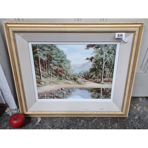 826 - A delightful original May Uniacke Nichol (Irish, contemporary) oil on board painting titled 