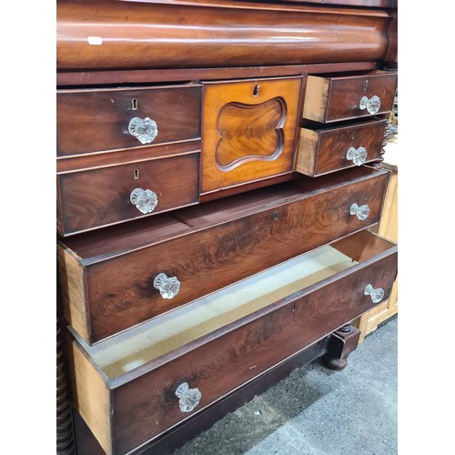 670 - Star Lot : A really magnificent  Victorian mahogany Scotch dresser markers Mark for A Forsyth and da... 