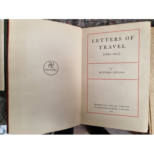 892 - A selection of 5 interesting antique and vintage hardback books including 'Letters of Travel' (1920)... 