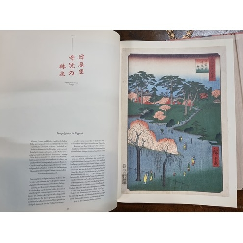 185 - A spectacular book titled 'Hiroschige One Hundred Famous Views of Edo' with text by Melanie Trede an... 