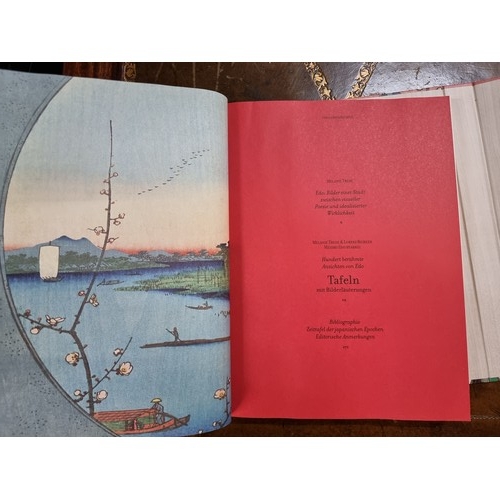 185 - A spectacular book titled 'Hiroschige One Hundred Famous Views of Edo' with text by Melanie Trede an... 