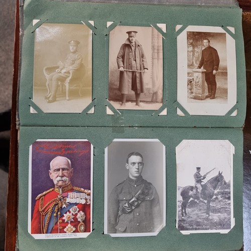 224 - Star Lot : A large and impressive collection of antique military postcards mostly originating from B... 